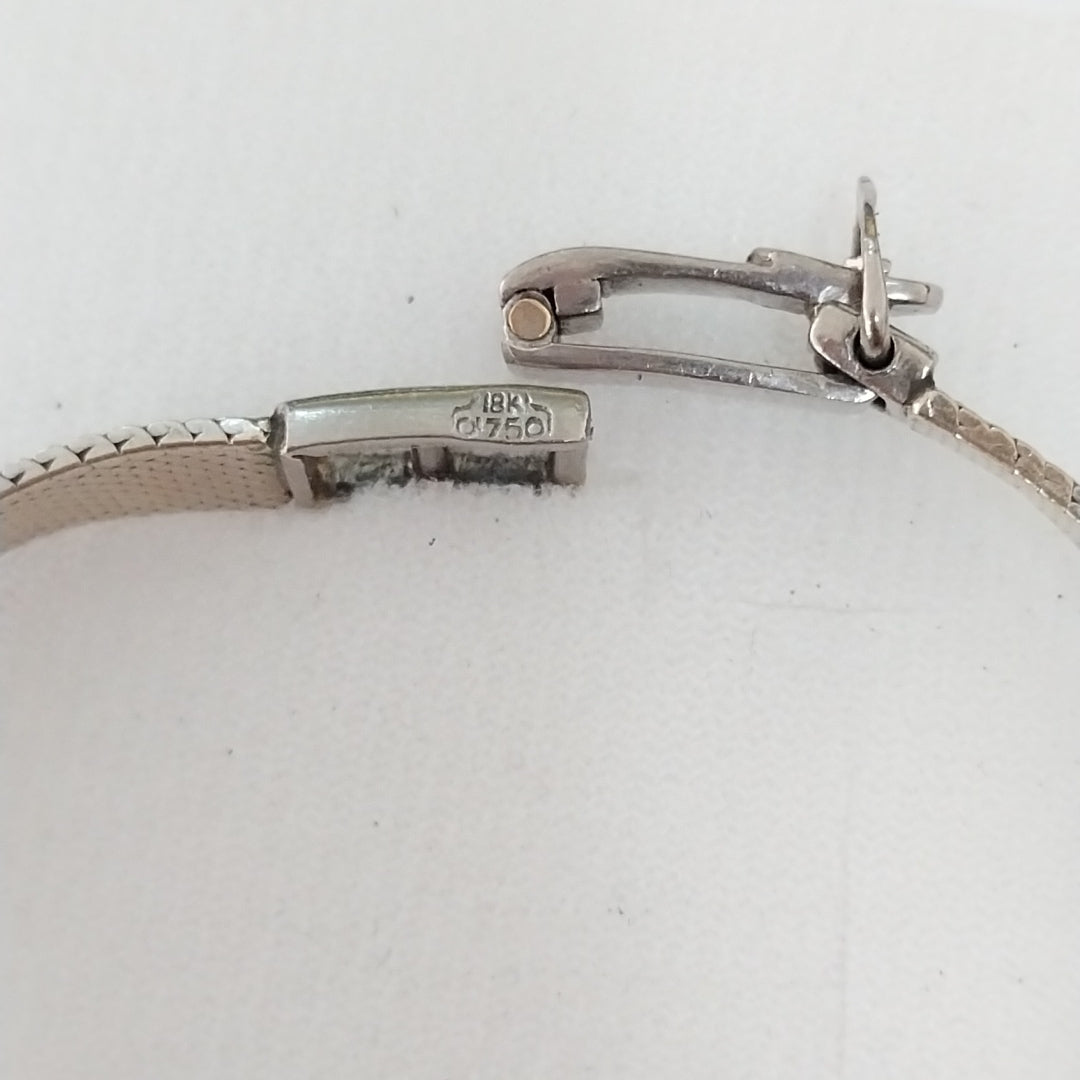 RELOJ CAJA Y PULSO ORO ORO BLANCO 18 K 22,10 GRMS (SEMINUEVO)