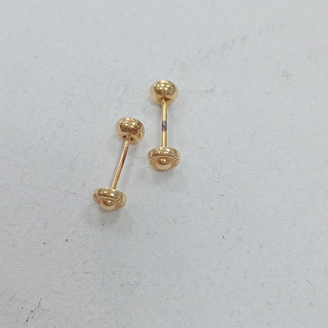 BROQUELES PAR ORO 14 K 0.6 GRMS (SEMINUEVO)