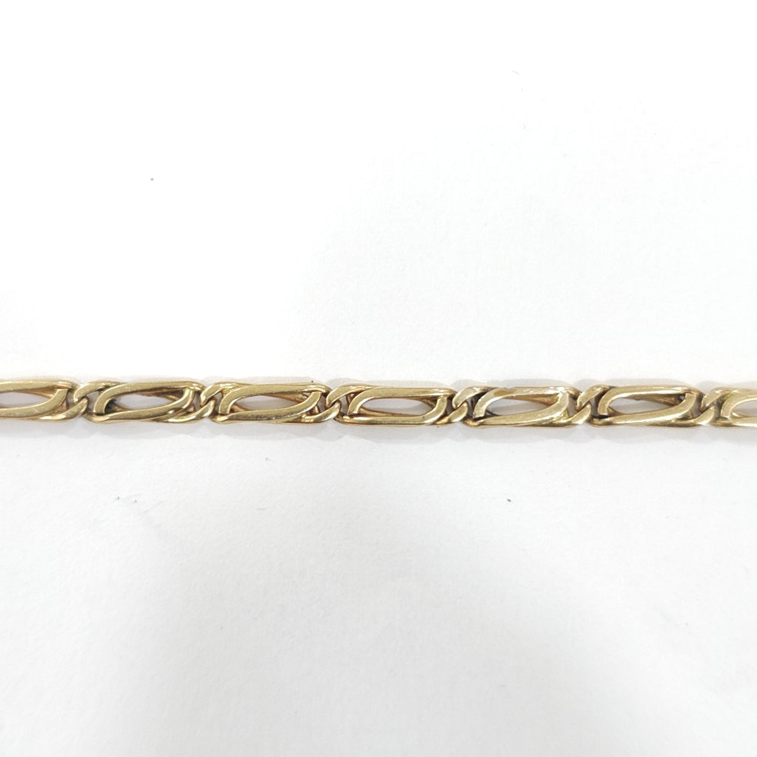 K1 7,60 GRMS 14 K ESPECIFICACIONES COMPLEMENTARIAS PULSERA TEJIDO EGIPCIO 21CM (SEMINUEVO)