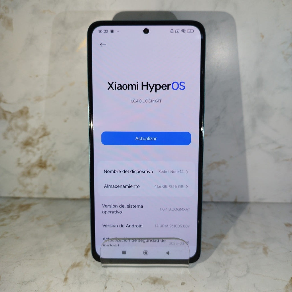 CELULAR XIAOMI REDMI NOTE 14 24117RN76L (2025) 256 GB 8 GB RAM (SEMINUEVO)