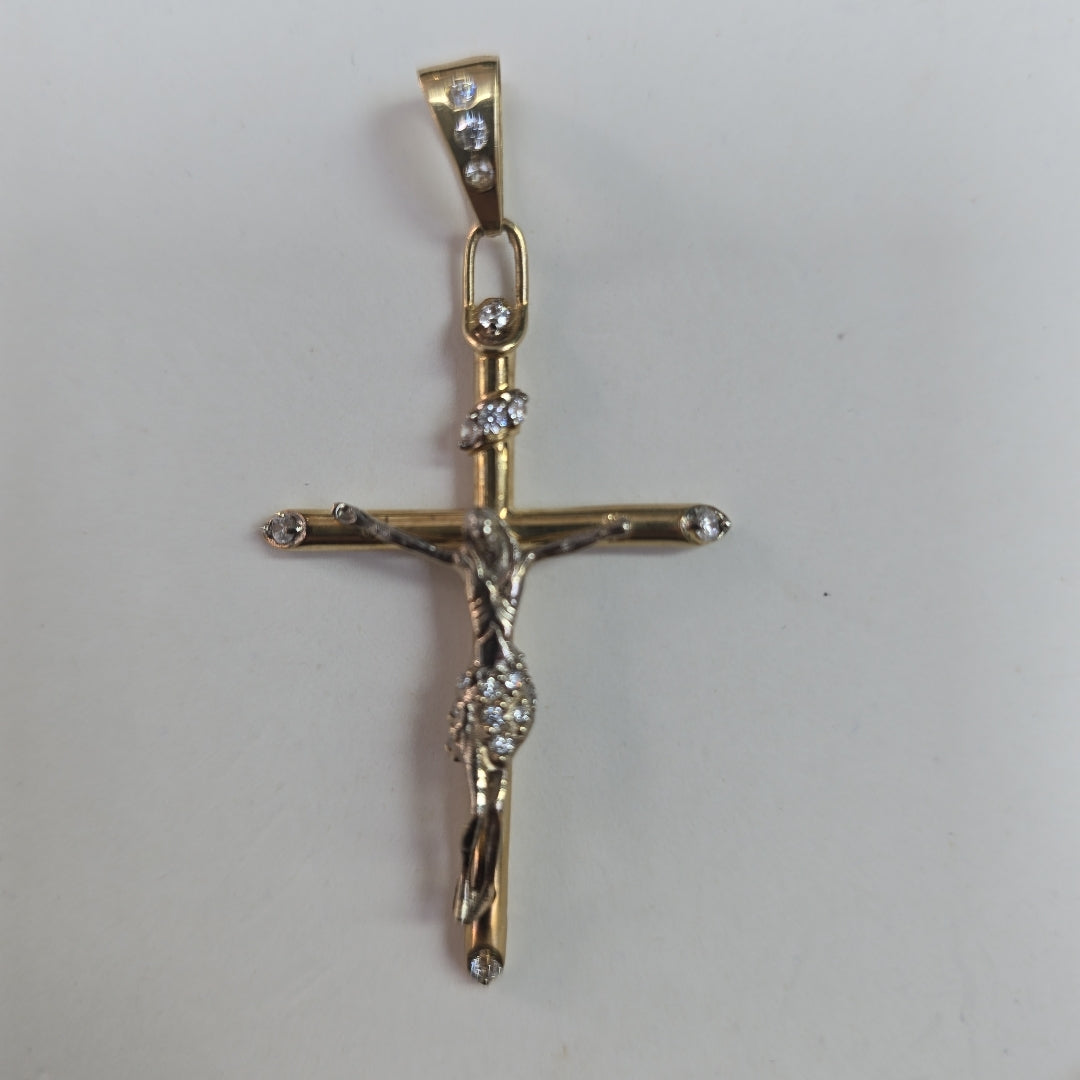 CRUCIFIJO ORO 10 K 3.3 GRMS (SEMINUEVO)