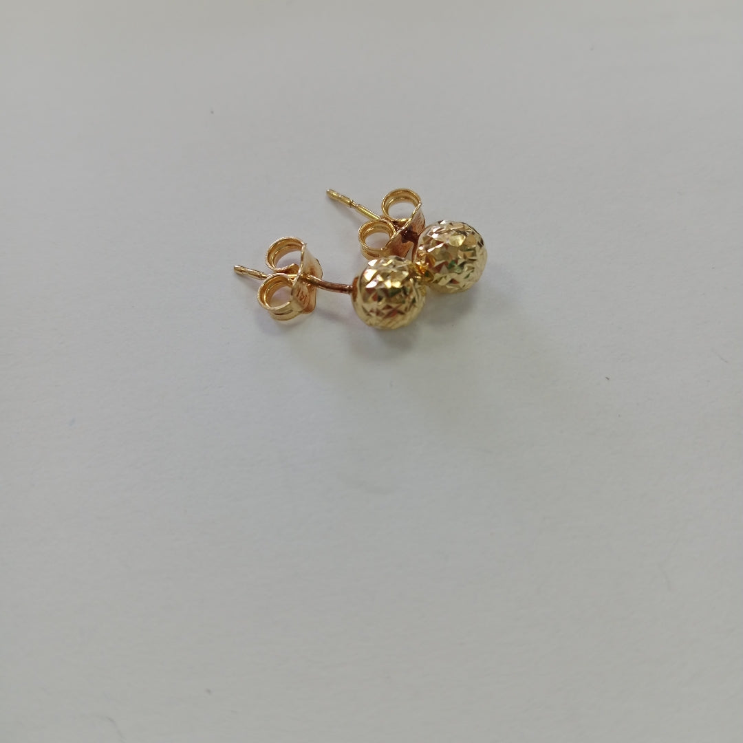 BROQUELES PAR ORO 14 K 0,90 GRMS (SEMINUEVO)
