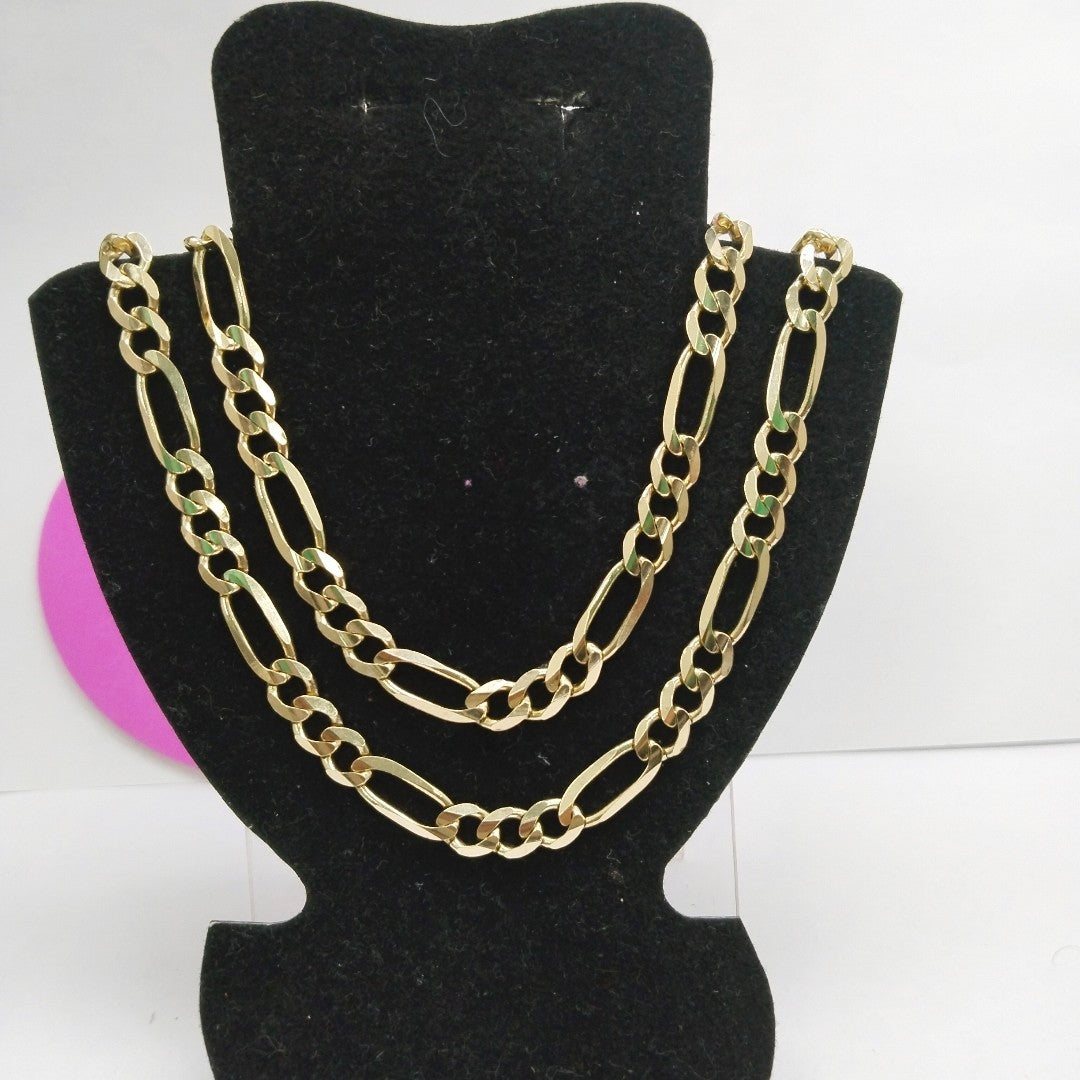 CADENA 3 X 1 24.91GR 55 CM 14K (NUEVO)