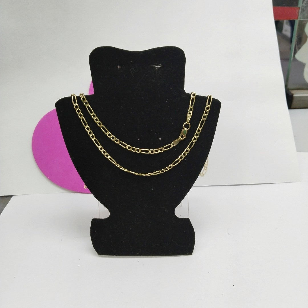 CADENA 3 X 1 6.51GR 55 CM 14K (NUEVO)