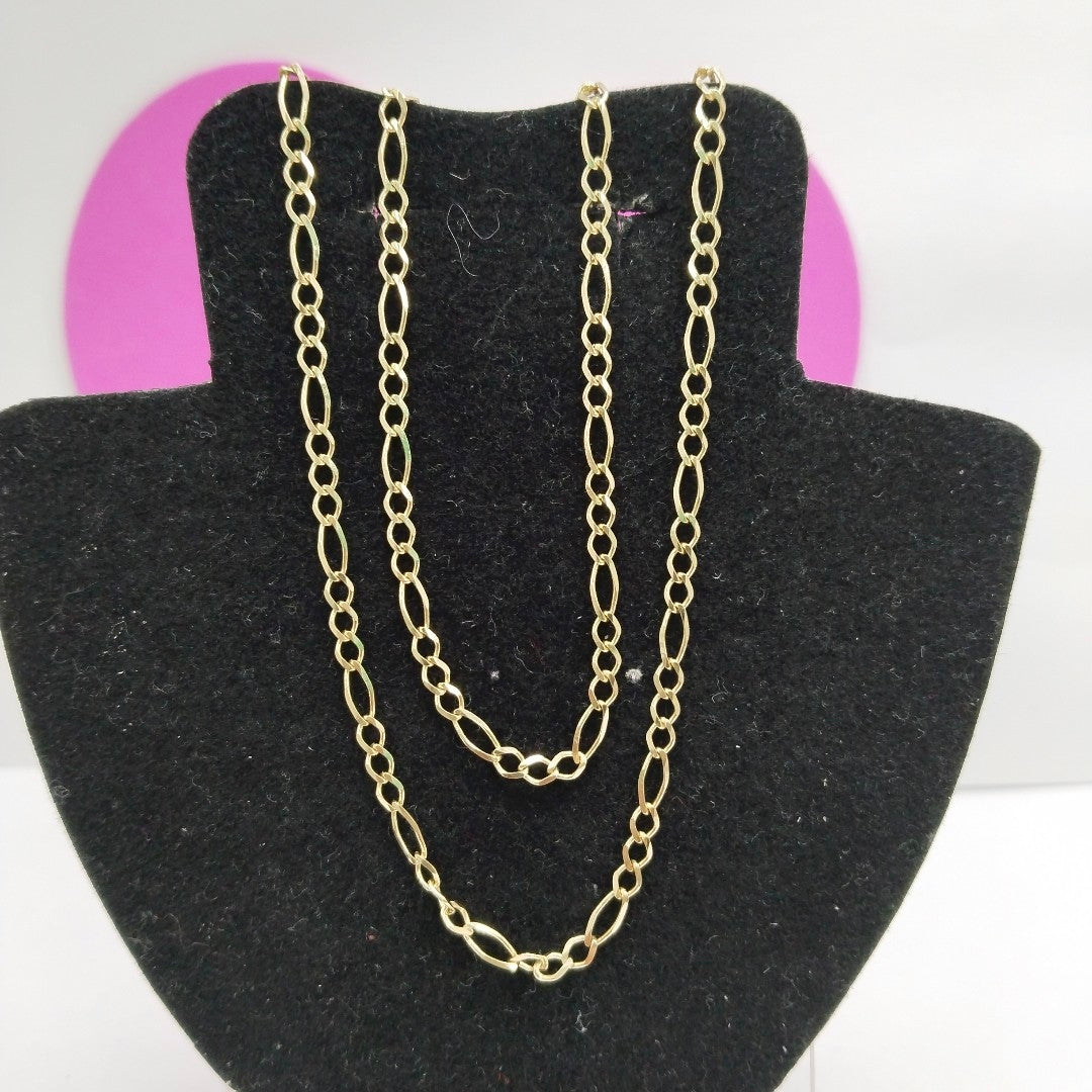 CADENA 3 X 1 5.21GR 60 CM 14K (NUEVO)