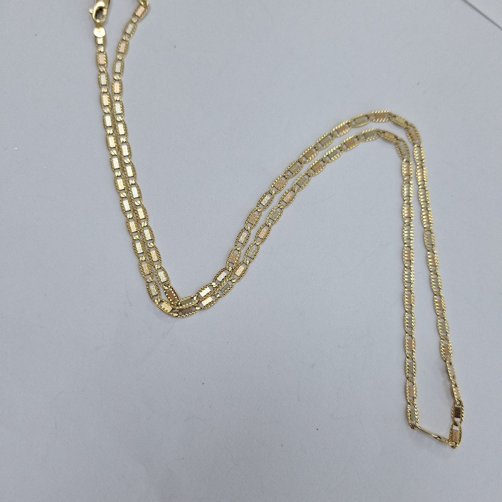 CADENA ORO COMBINADO 14 K 10.6 GRMS (SEMINUEVO)