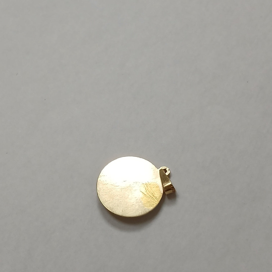 MEDALLA PERSONAL ORO 14 K 2.1 GRMS (SEMINUEVO)