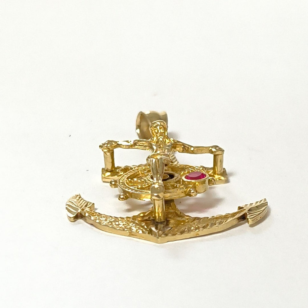 K1 5,50 GRMS 14 K ESPECIFICACIONES COMPLEMENTARIAS CRISTO EN ANCLA VENDIBLE (SEMINUEVO)