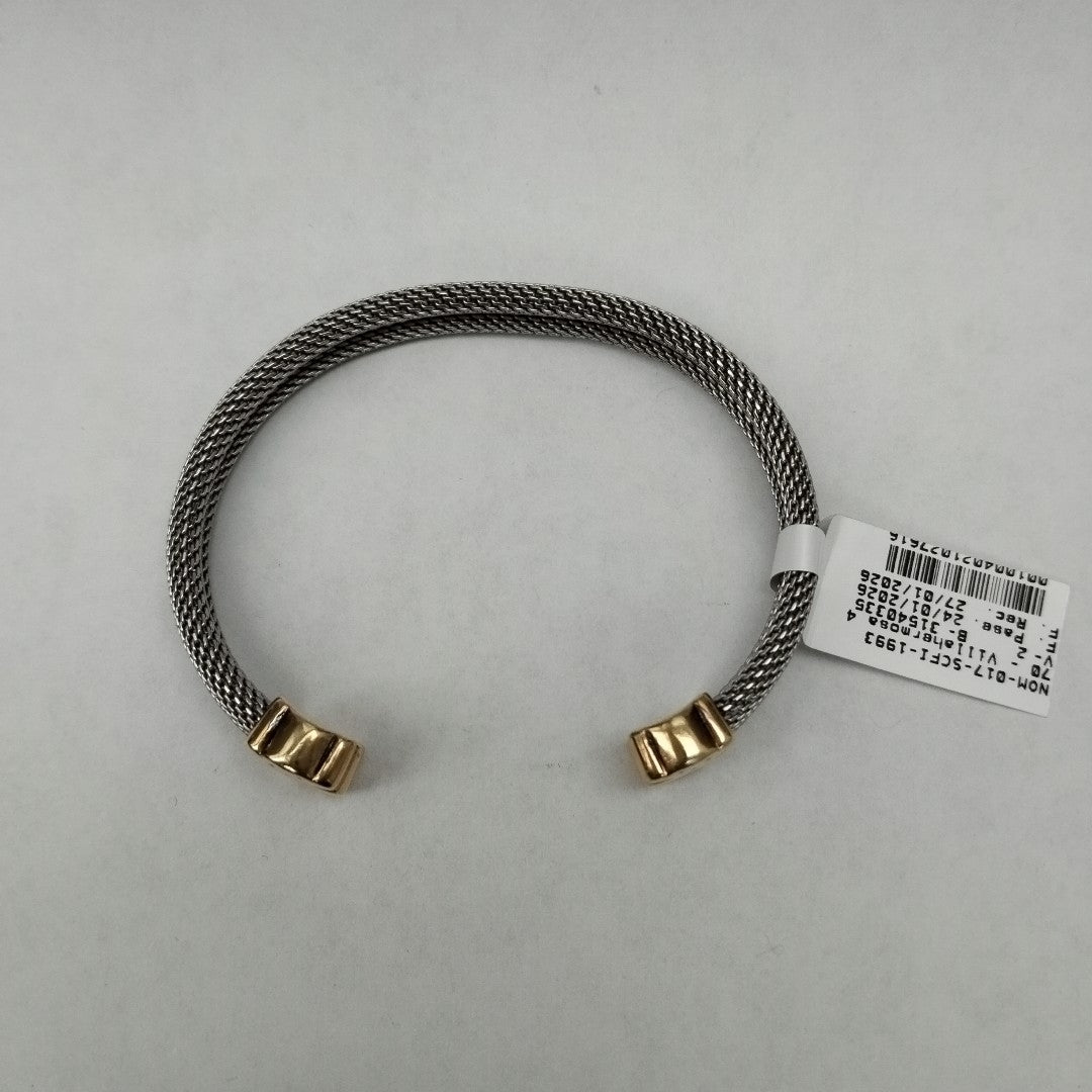 PULSERA RIGIDA ORO,ACERO 18 K 16,70 GRMS (SEMINUEVO)
