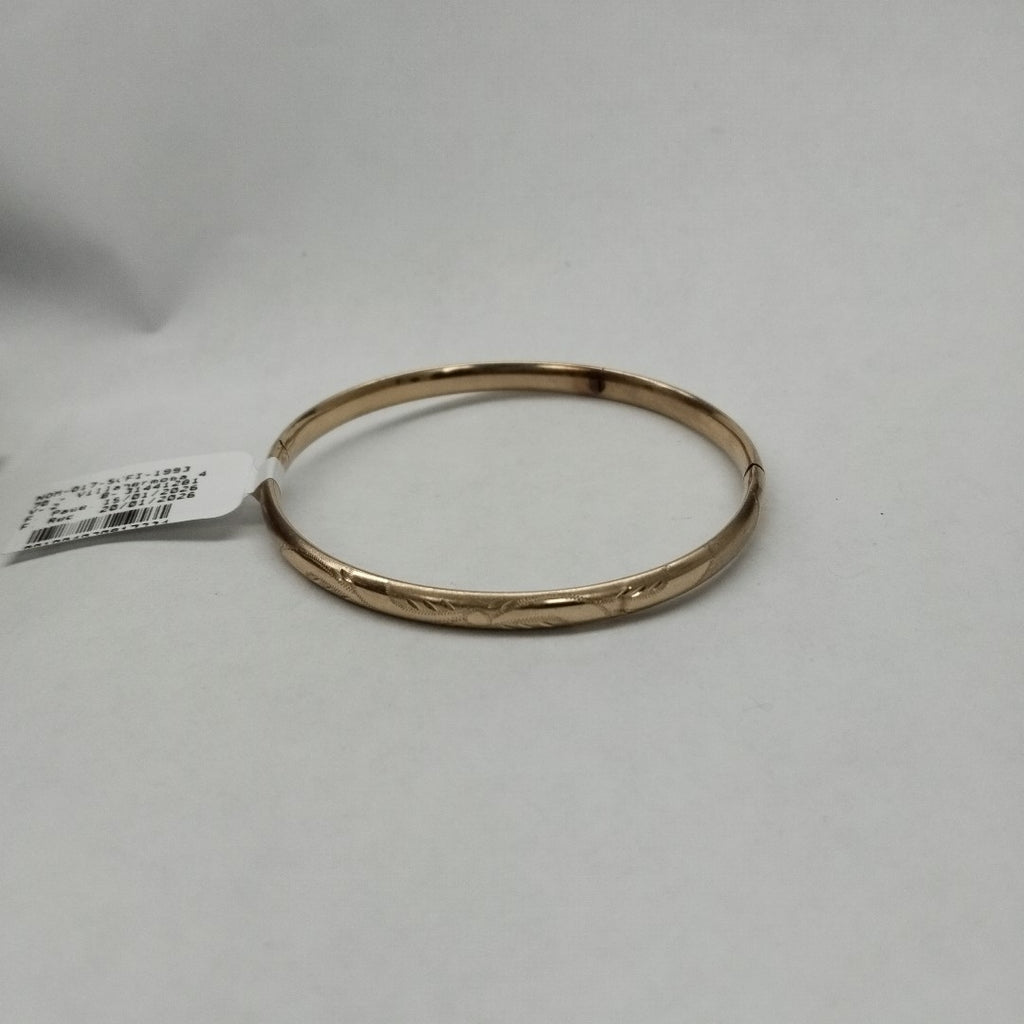 PULSERA RIGIDA ORO 14 K 4.8 GRMS (SEMINUEVO)
