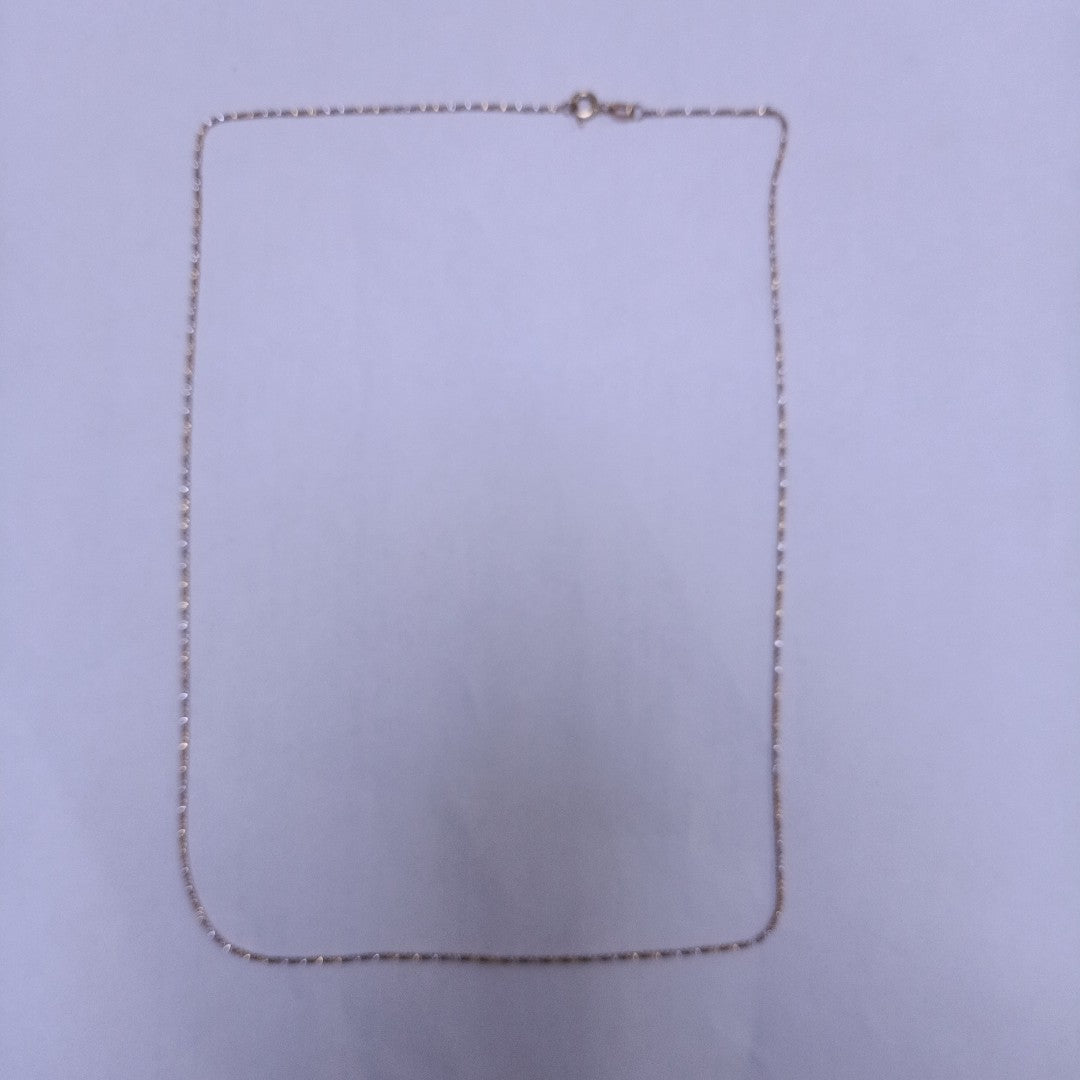 CADENA ORO COMBINADO 14 K 2.1 GRMS (SEMINUEVO)