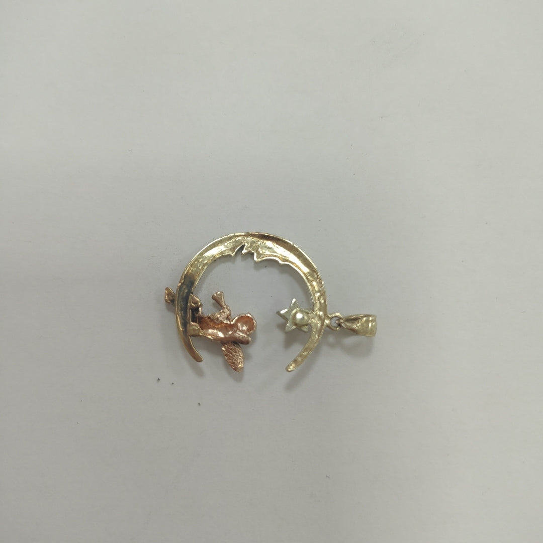 DIJE ORO,ORO COMBINADO 14 K 2,00 GRMS (SEMINUEVO)