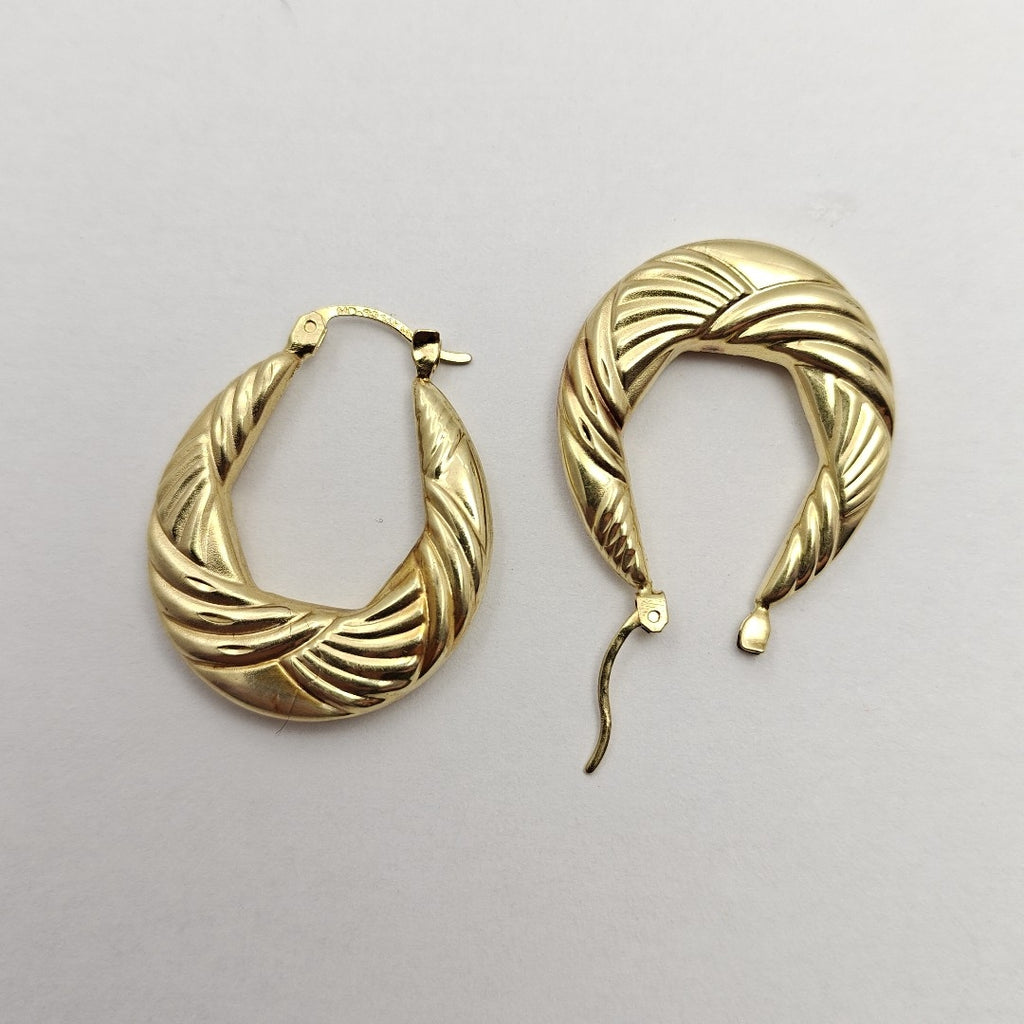 ARRACADAS PAR ORO 14 K 3,50 GRMS (SEMINUEVO)