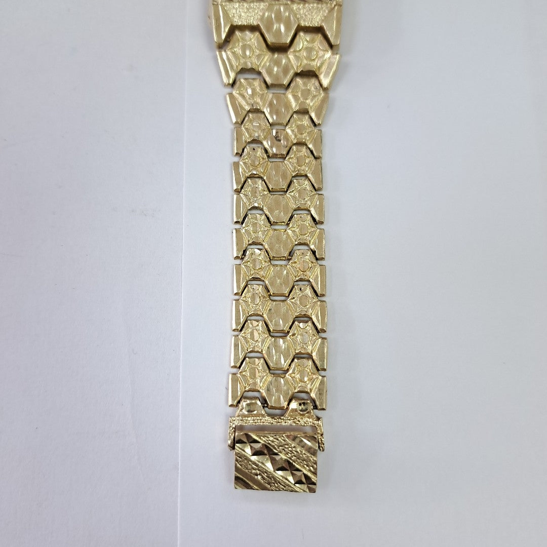 RELOJ CAJA ACERO PULSO ORO ORO 10 K 38.4 GRMS (SEMINUEVO)