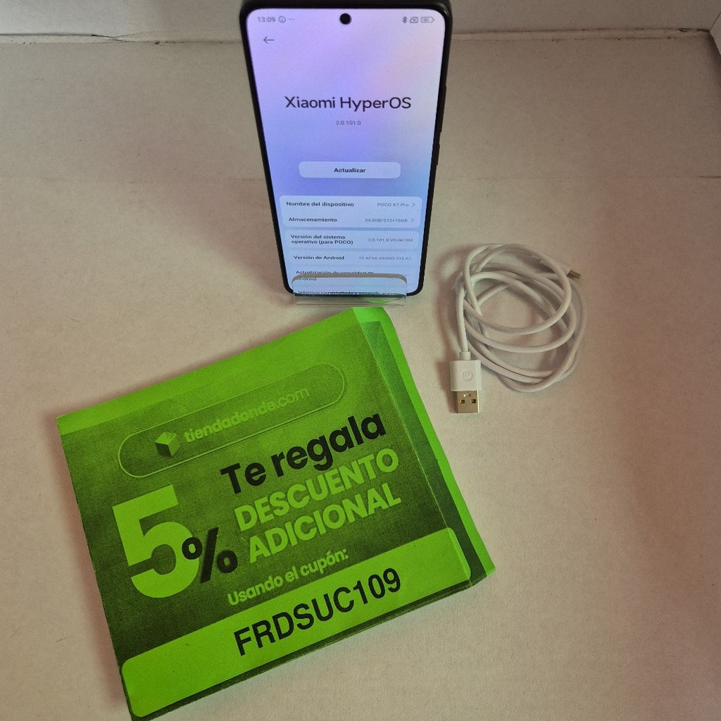 CELULAR XIAOMI POCO X7 PRO 2412DPC0AG (2025) 512 GB 12 GB RAM (SEMINUEVO)