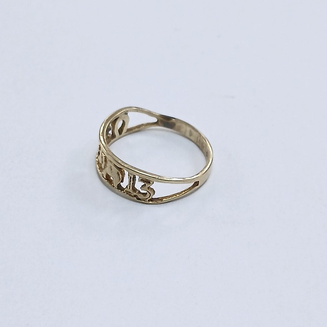ANILLITO ORO 14 K 1.7 GRMS (SEMINUEVO)