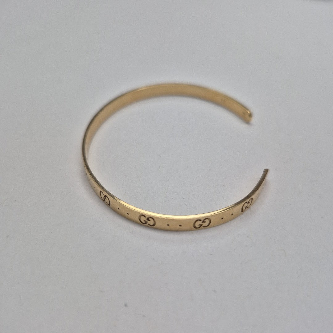 PULSERA RIGIDA ORO 18 K 9,10 GRMS (SEMINUEVO)