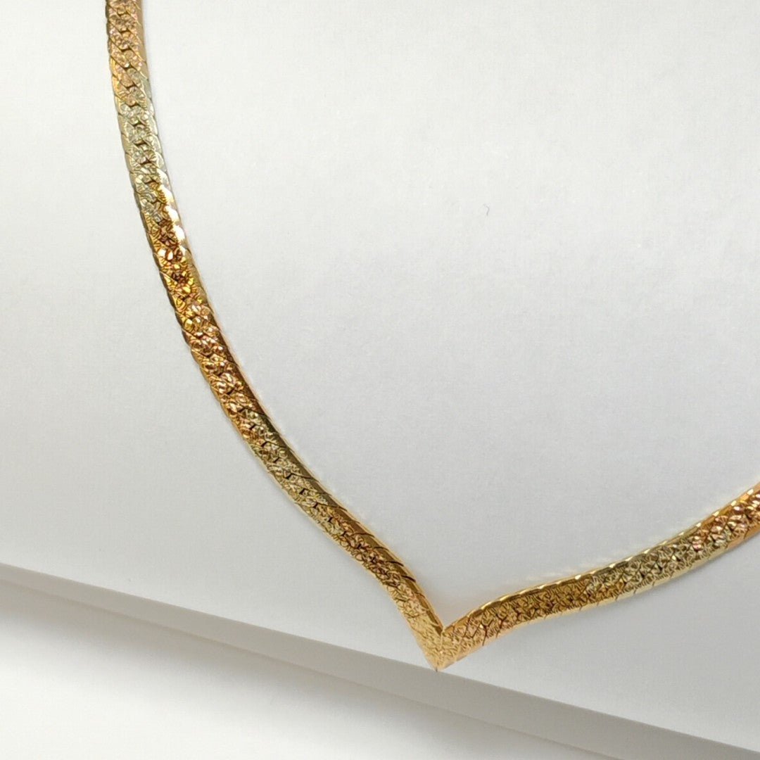 GARGANTILLA ORO,ORO COMBINADO 14 K 8,20 GRMS (SEMINUEVO)