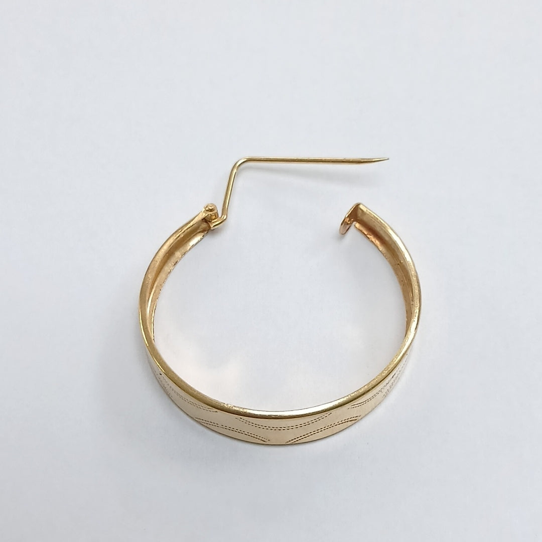 ARRACADAS PAR ORO 16K 6.5 GRMS (SEMINUEVO)