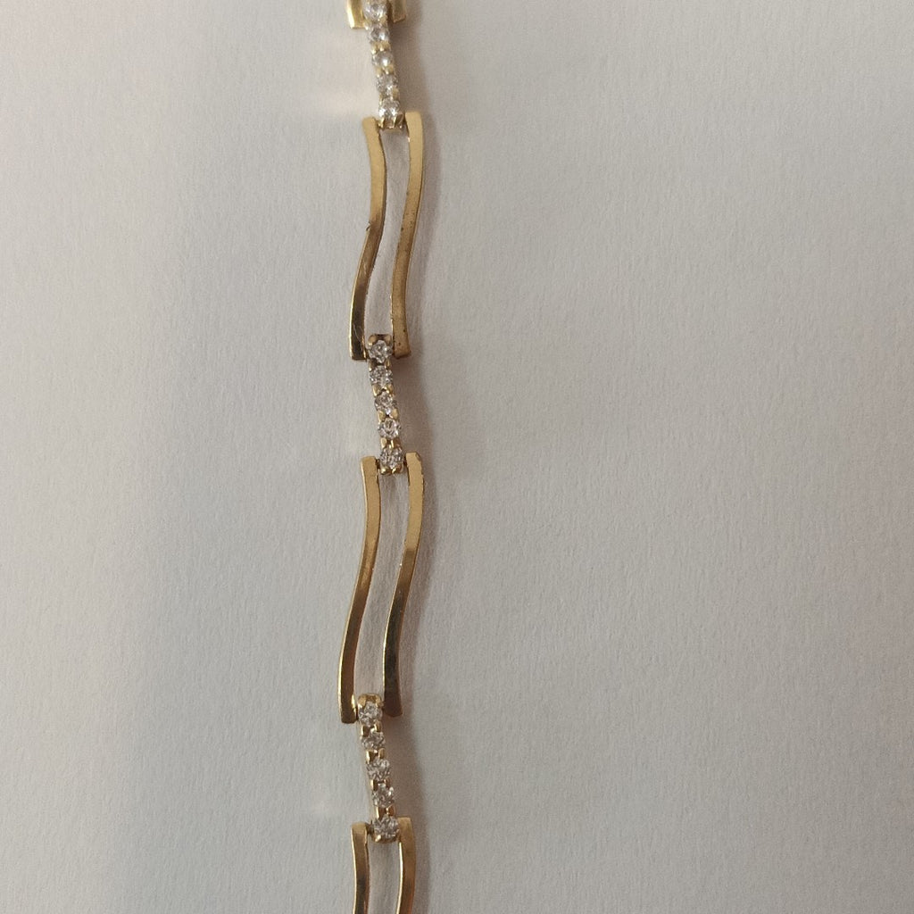 PULSERA ORO 14 K 4.9 GRMS (SEMINUEVO)