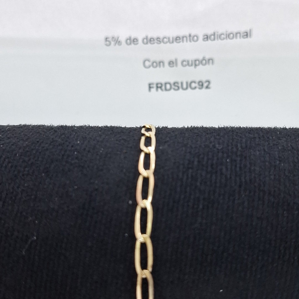 PULSERA TEJIDO ESLABONES 2.5G 18 CM (NUEVO)