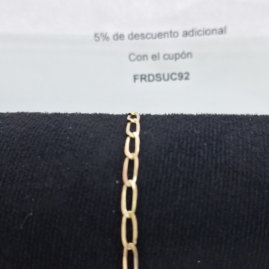 PULSERA TEJIDO ESLABONES 2.5G 18 CM (NUEVO)