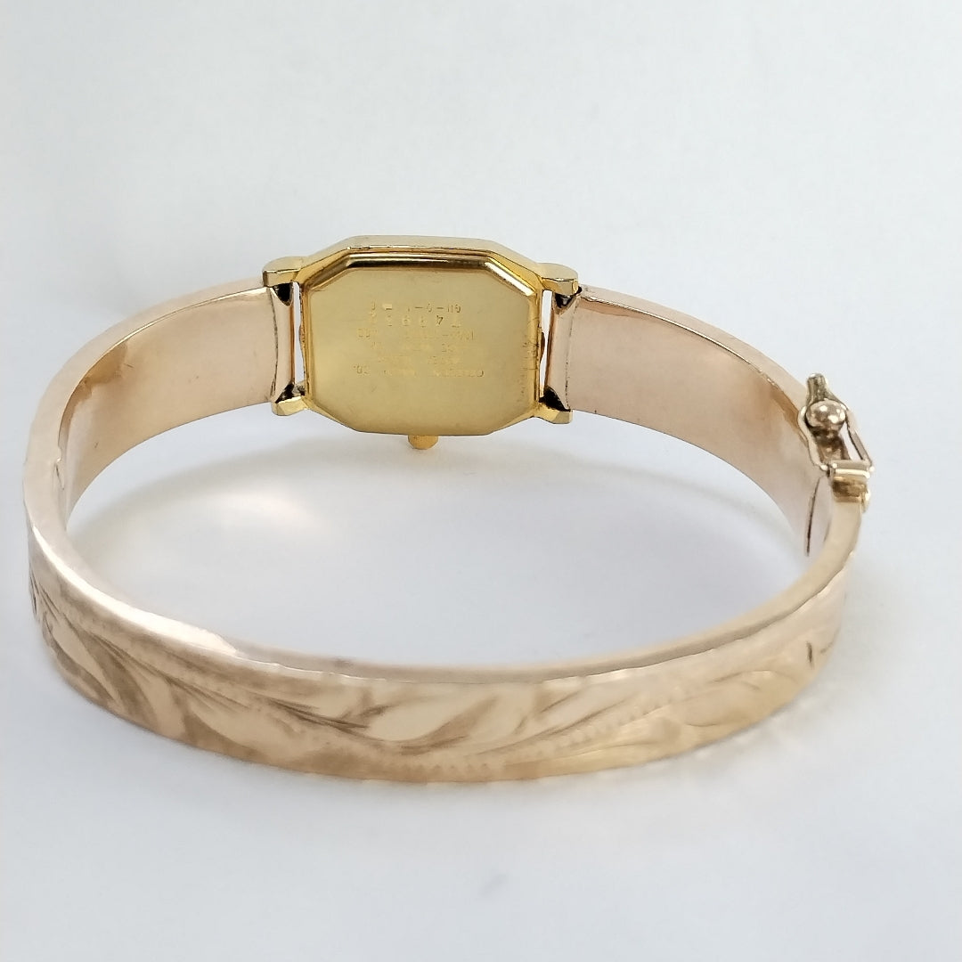 RELOJ CAJA ACERO PULSO ORO ORO 10 K 26,60 GRMS (SEMINUEVO)