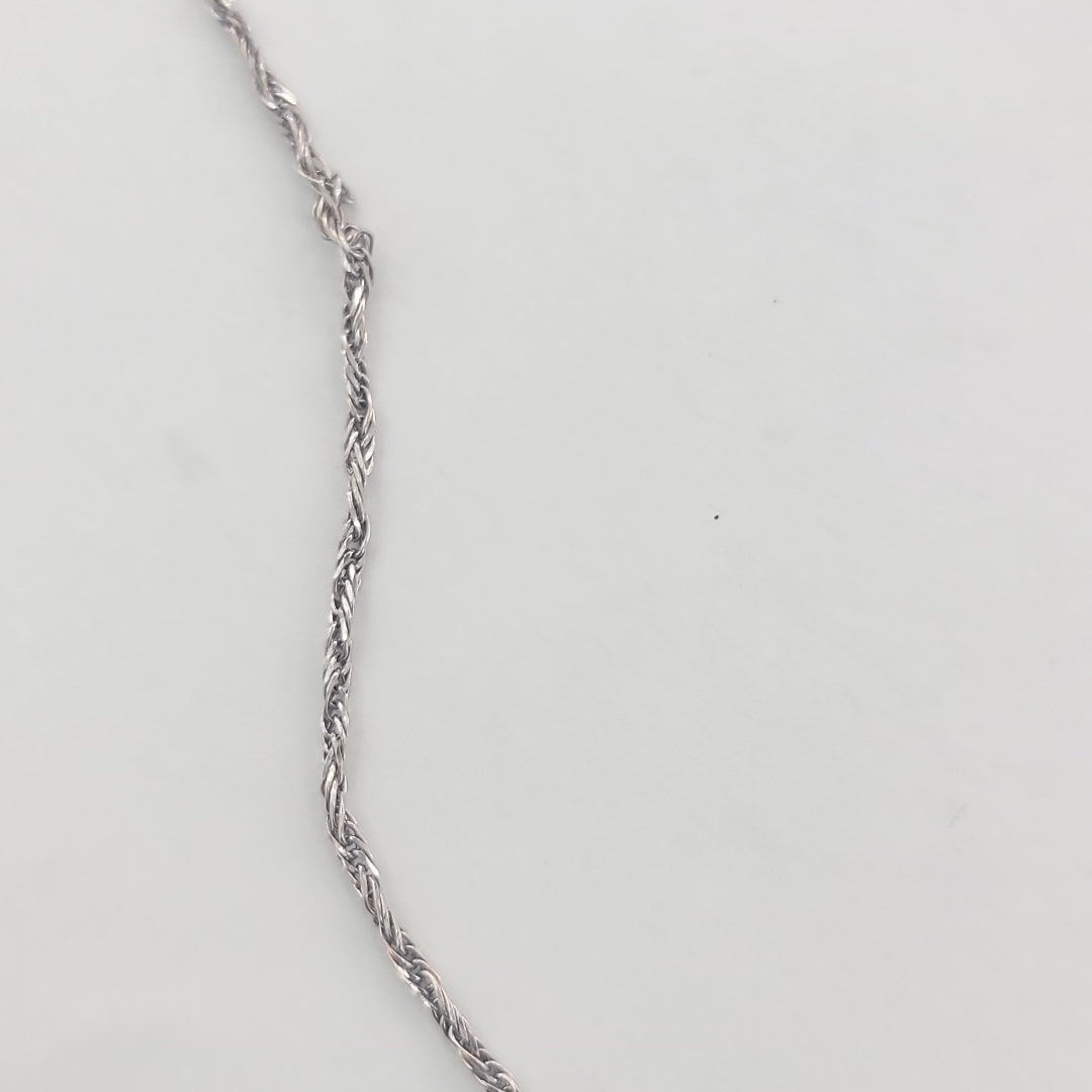CADENA ORO, ORO BLANCO 14 K 2.9 GRMS (SEMINUEVO)