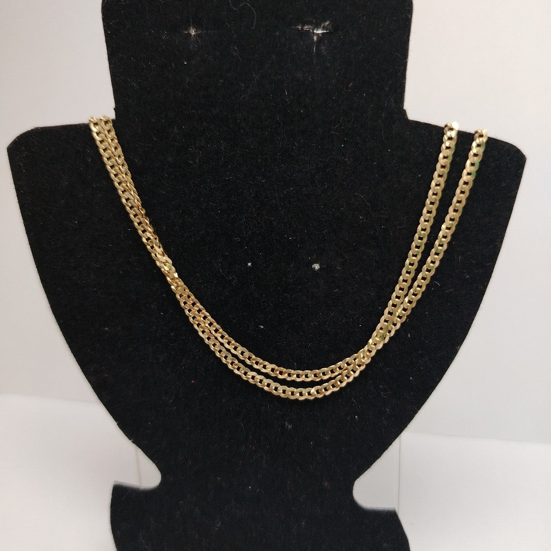 CADENA BARBADO 6.11GR 55 CM 14K (NUEVO)