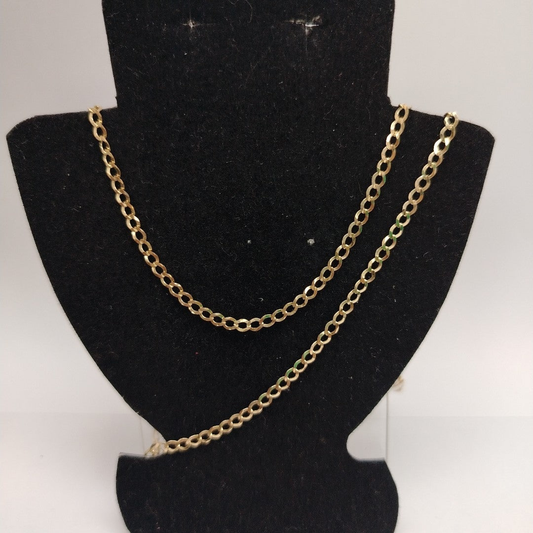 CADENA BARBADO 5.31GR 55 CM 14K (NUEVO)