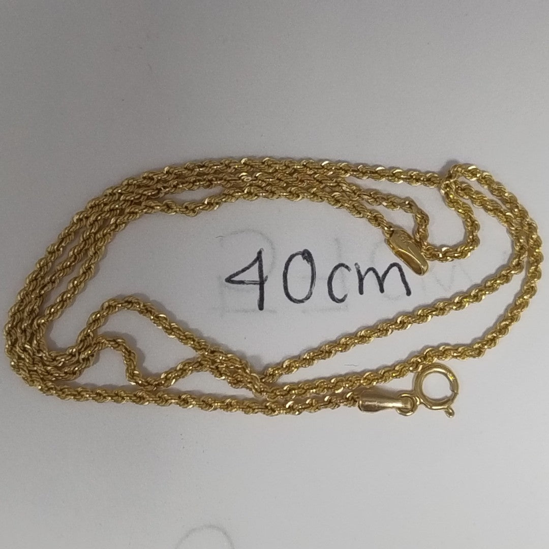 CADENA ORO 14 K 1.3 GRMS (SEMINUEVO)