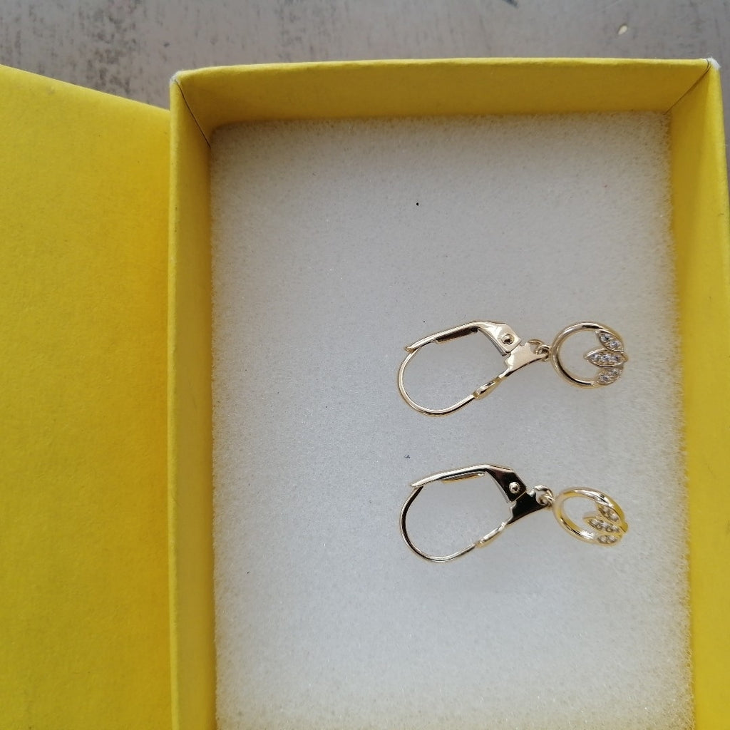 BROQUELES ORO 14K 2.1 (NUEVO)