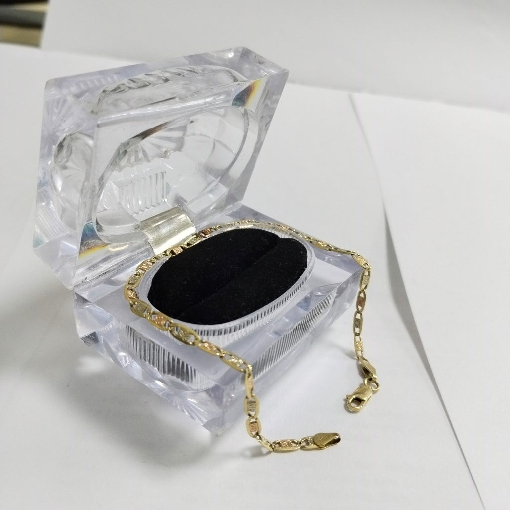 PULSERA ORO COMBINADO 14 K 3,90 GRMS (SEMINUEVO)