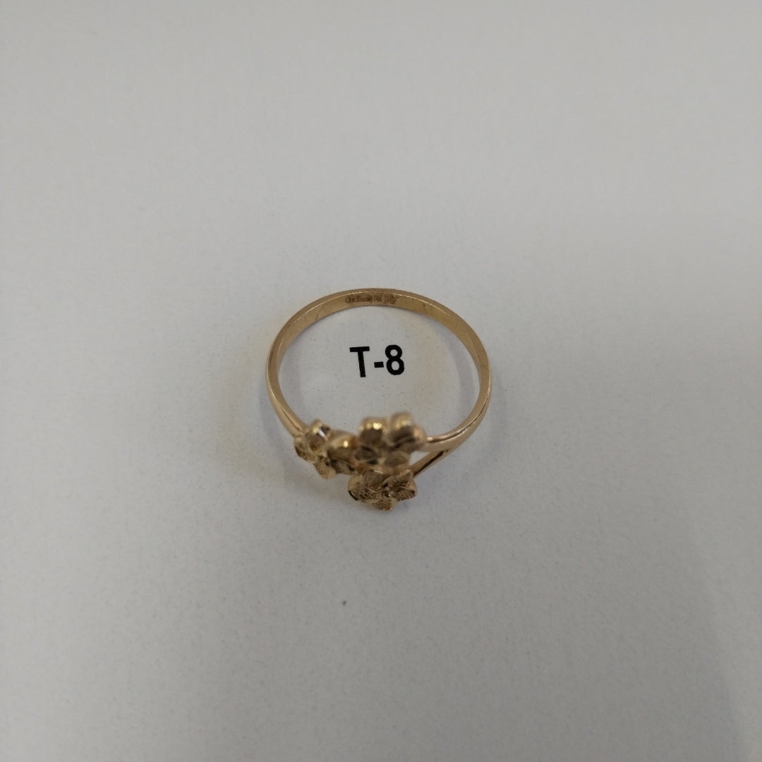 ANILLOS DAMA ORO 14K 2 (NUEVO)