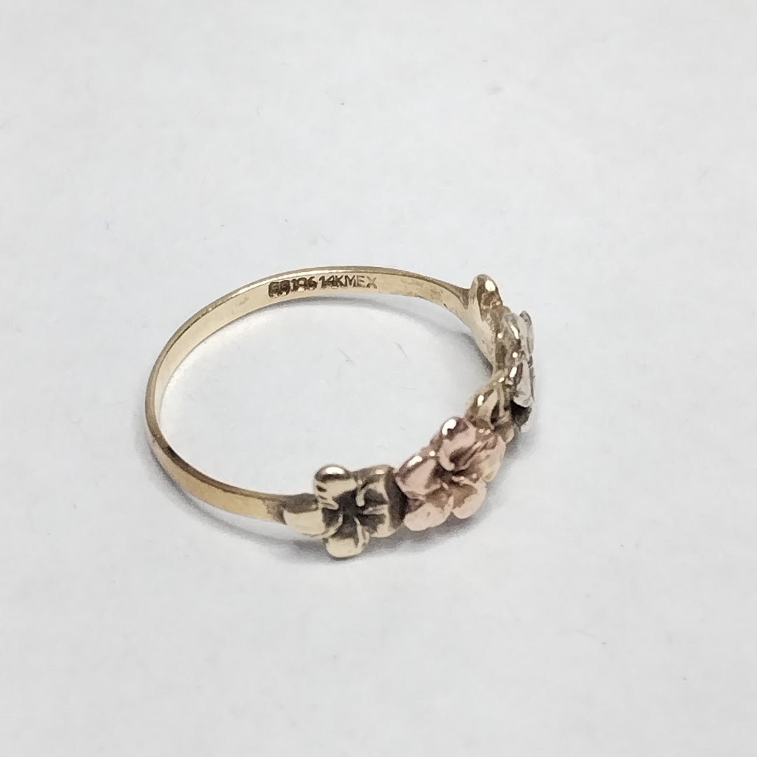 ANILLITO ORO, ORO COMBINADO 14 K 1.9 GRMS (SEMINUEVO)