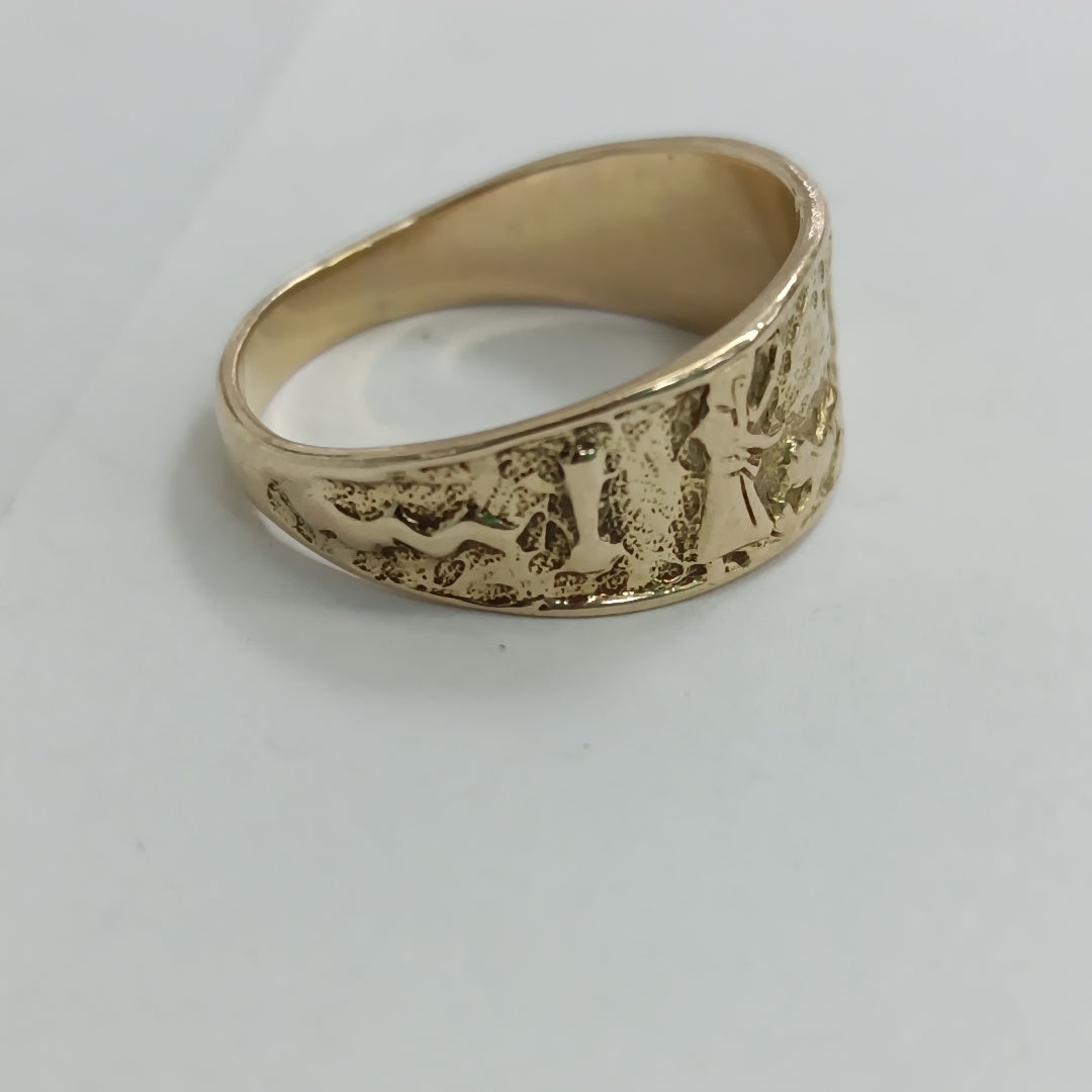 ANILLO ORO 14 K 6 GRMS (SEMINUEVO)