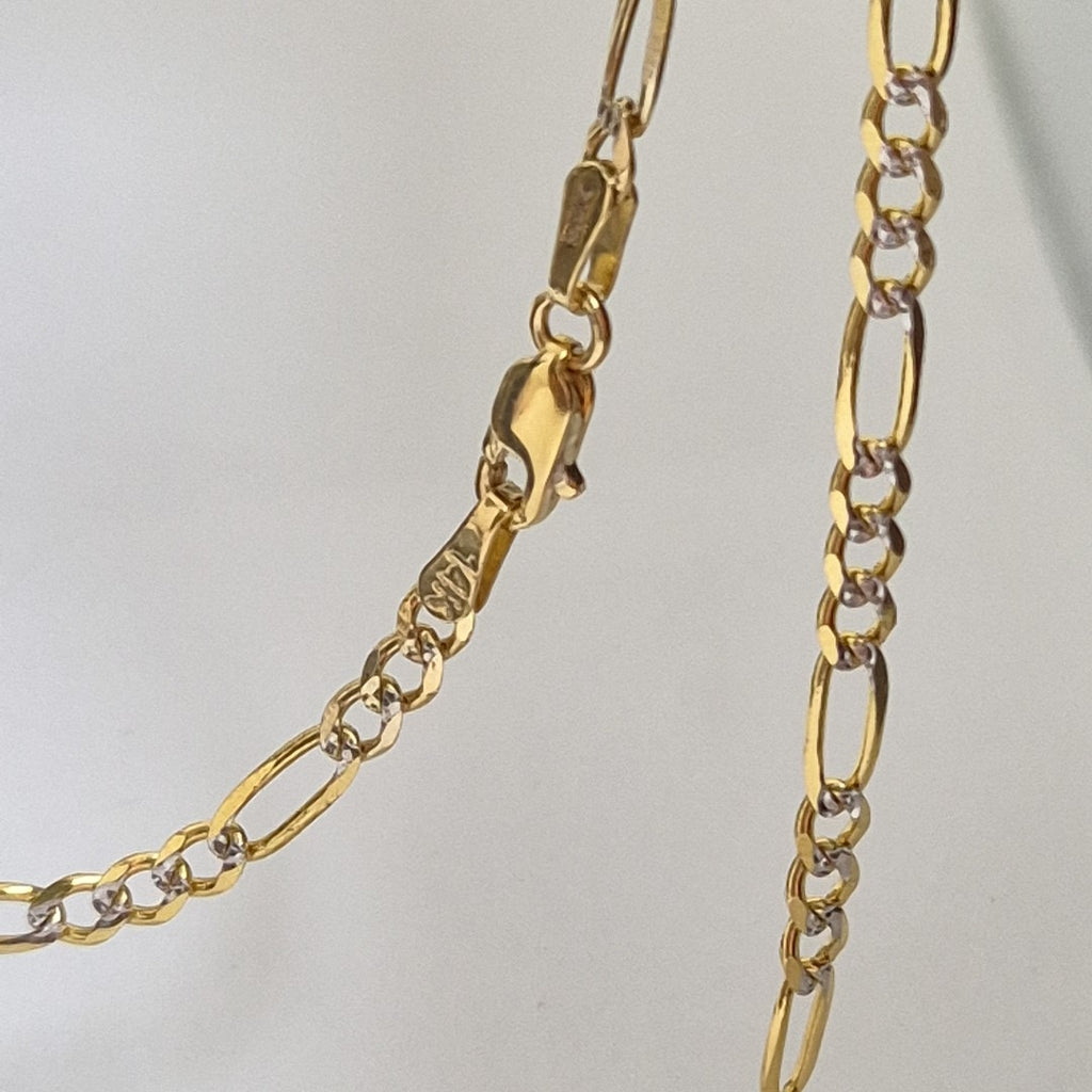 CADENA TEJIDO 3X1 9.1G 60 CM 14K (NUEVO)