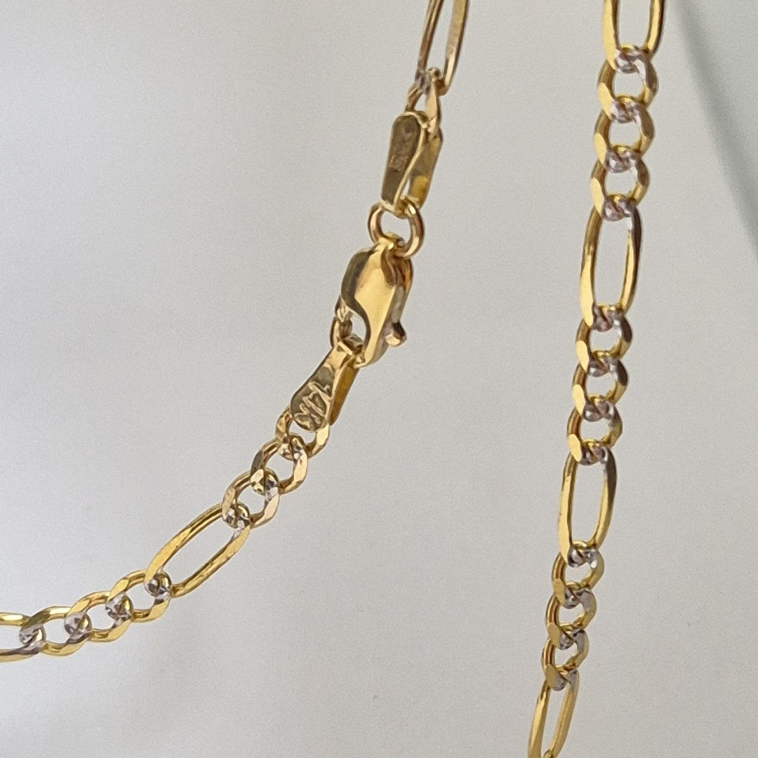 CADENA TEJIDO 3X1 9.1G 60 CM 14K (NUEVO)