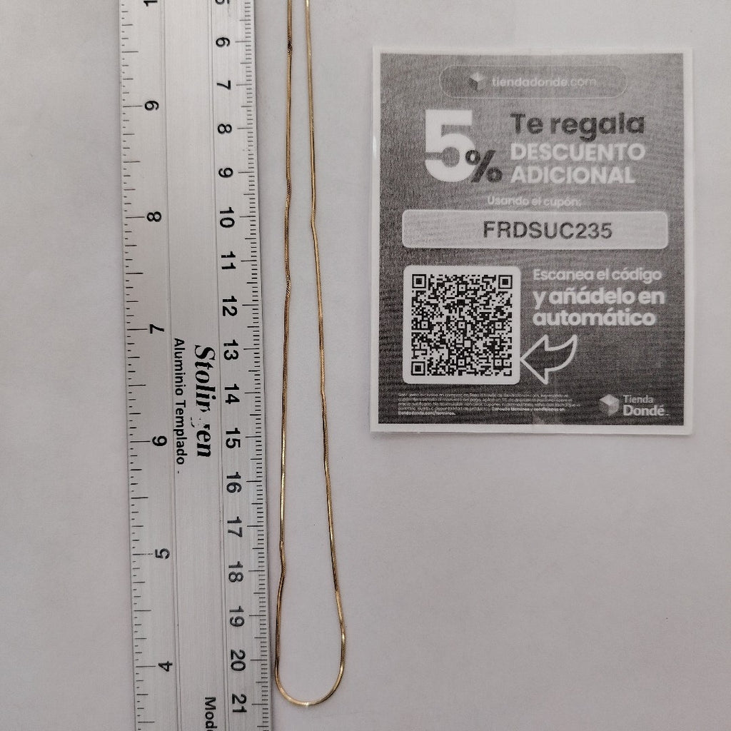 GARGANTILLA ORO 10 K 3,00 GRMS (SEMINUEVO)