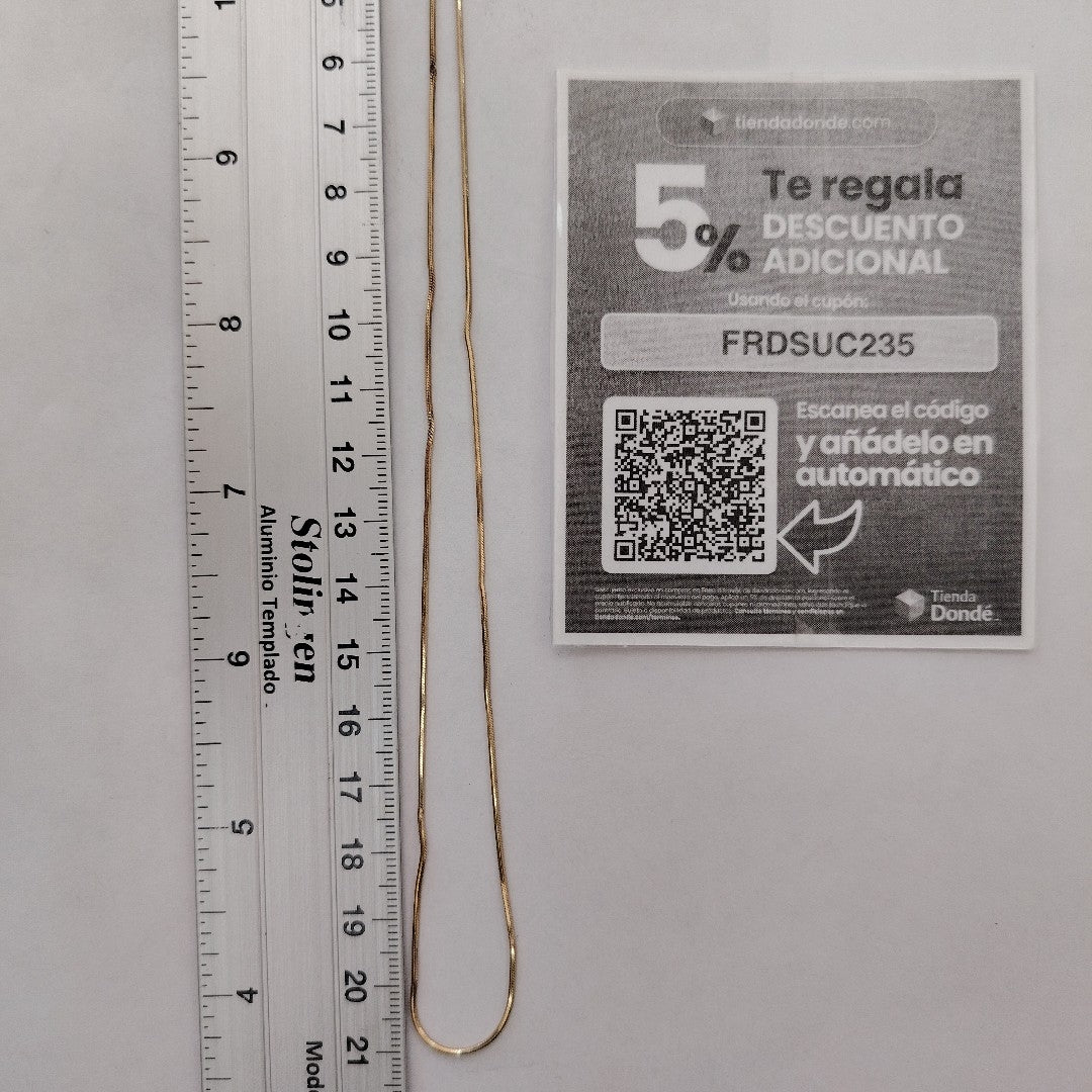 GARGANTILLA ORO 10 K 3,00 GRMS (SEMINUEVO)