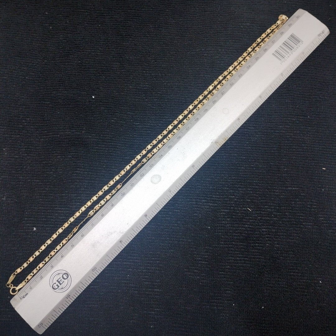 CADENA ORO, ORO COMBINADO 10 K 4.6 GRMS (SEMINUEVO)