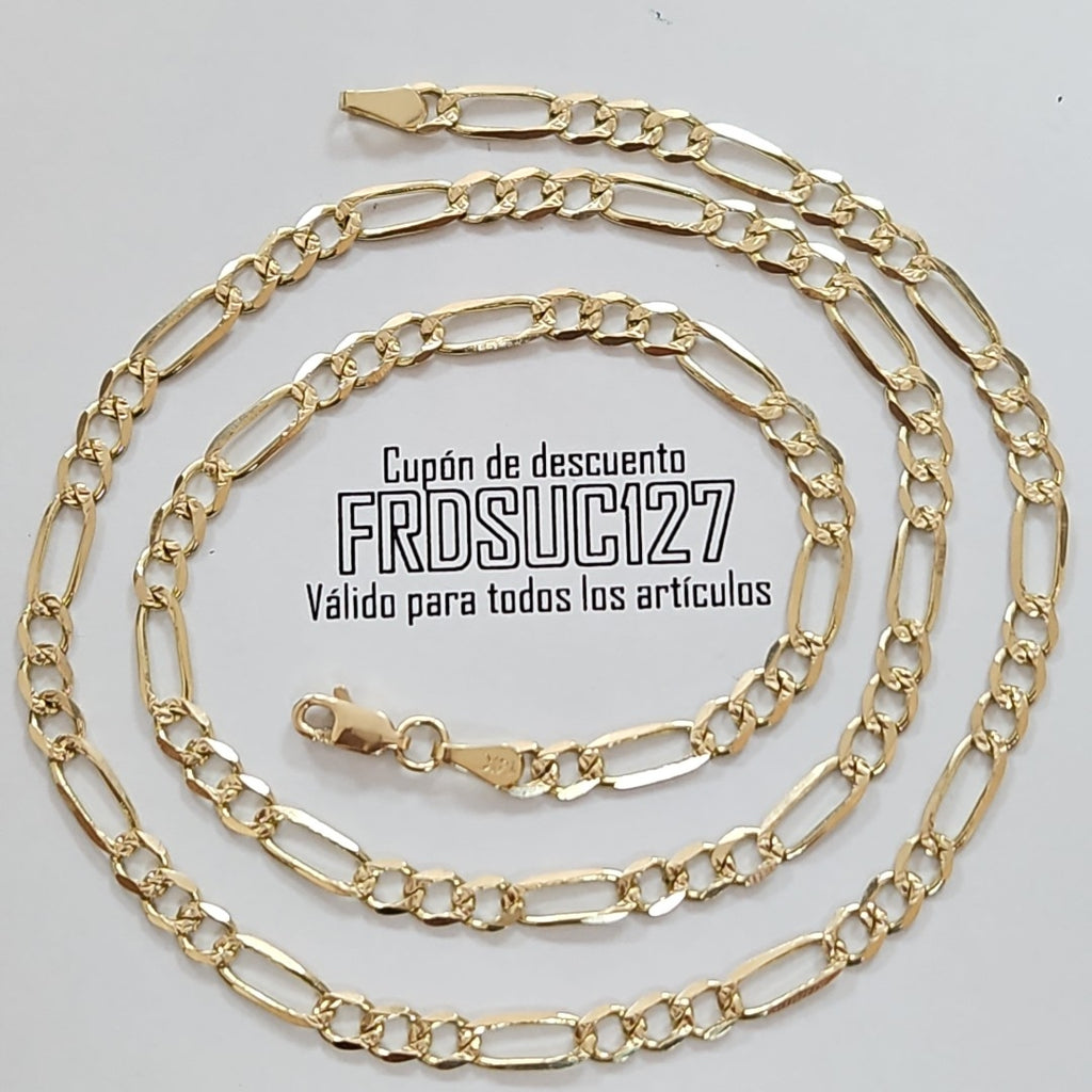 CADENA ESPECIAL PAVE 12.2G 55 CM 14K (NUEVO)