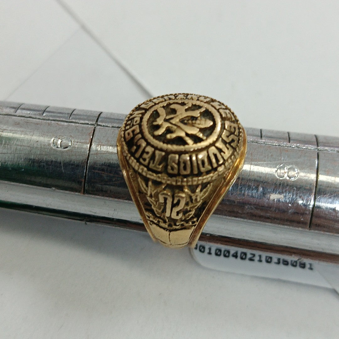 ANILLO DE GRADUACIÓN ORO 18 K 11,50 GRMS (SEMINUEVO)