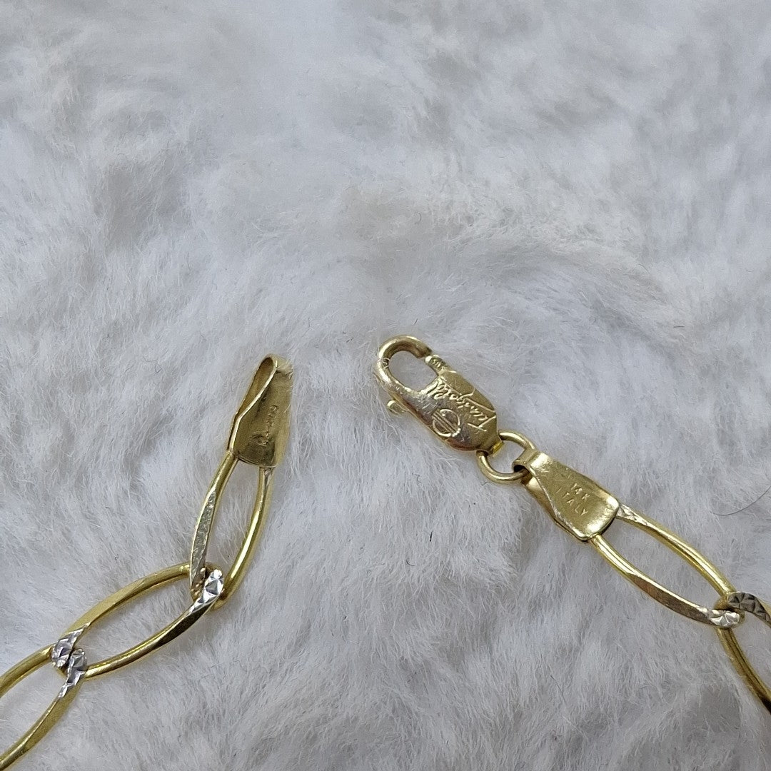 PULSERA ORO 14 K 3.6 GRMS (SEMINUEVO)