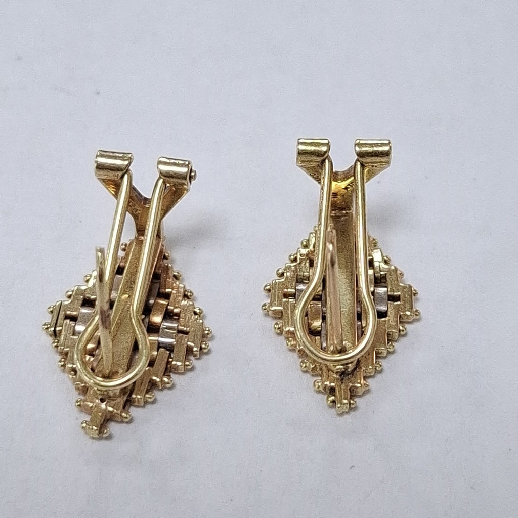 ARETES PAR ORO 14 K 5,10 GRMS (SEMINUEVO)