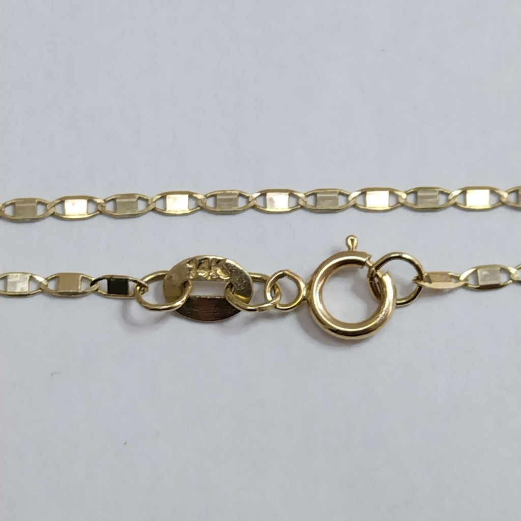 CADENA TEJIDO MARINERO 2.11GR 55 CM (NUEVO)