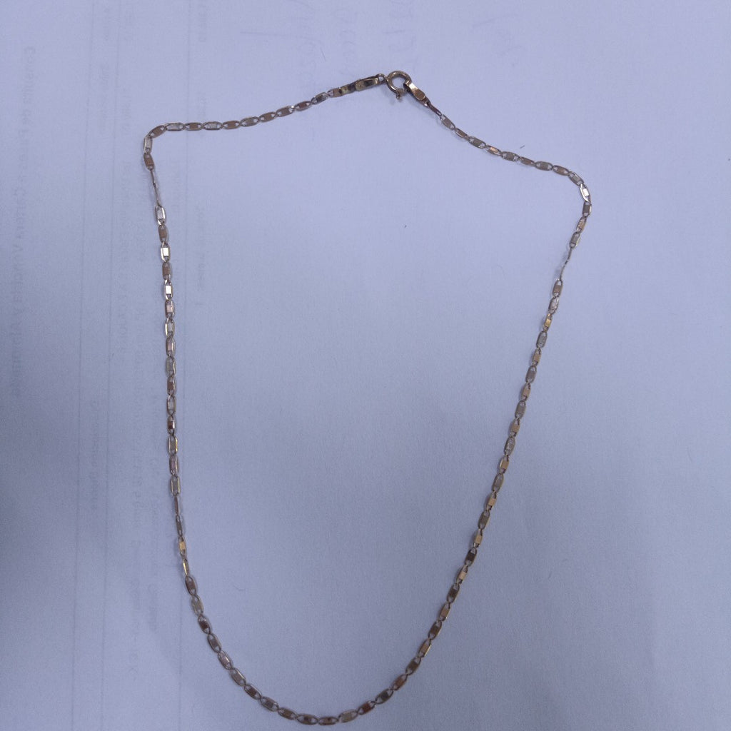 CADENA ORO COMBINADO 14 K 2,10 GRMS (SEMINUEVO)