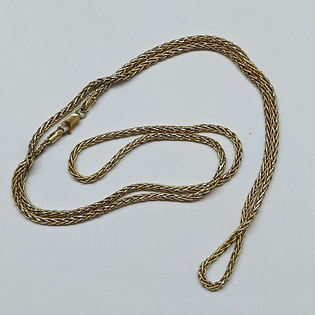 CADENA ORO COMBINADO 14 K 11 GRMS (SEMINUEVO)