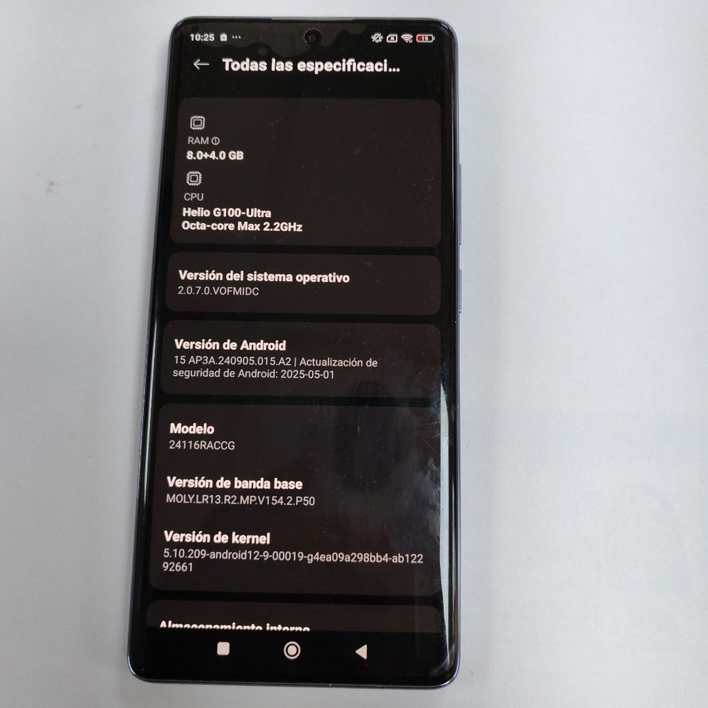 CELULAR XIAOMI REDMI NOTE 14 PRO 24116RACCG (2024) 256 GB 8 GB RAM (SEMINUEVO)