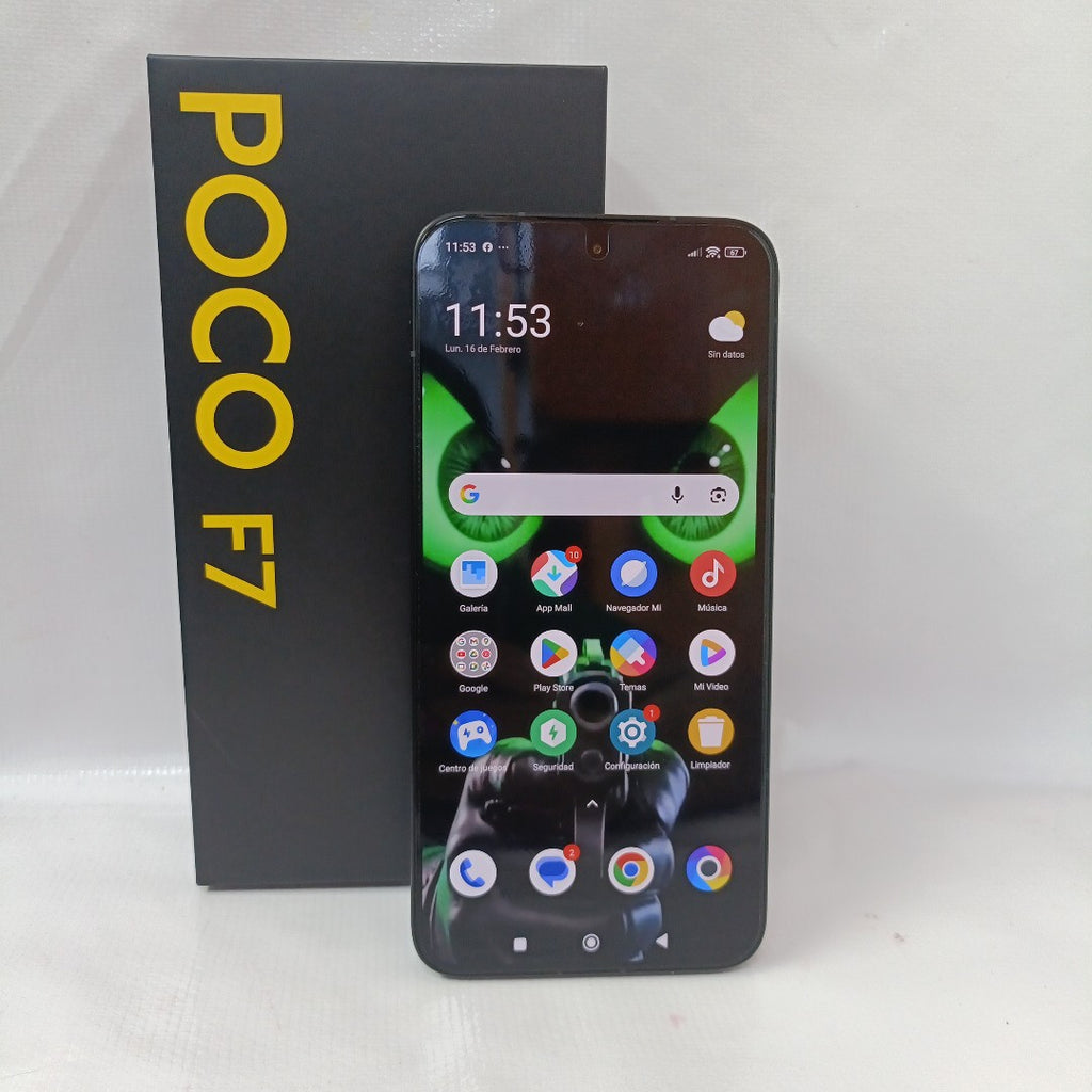 CELULAR XIAOMI POCO F7 25053PC47G (2025) 512 GB 12 GB RAM (SEMINUEVO)